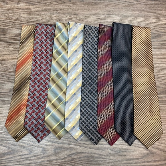 Kenneth Cole Other - Lot of 8 Kenneth Cole Silk Ties Neckties